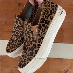 Leopard print sneakers